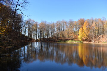 Beautiful mountain lake