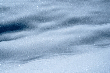Julian Alps immersed in snow. Riofreddo Valley, wild and magical