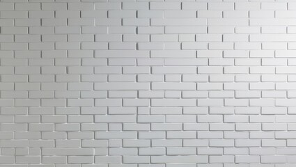 Fototapeta premium Abstract old white brick wall textured background