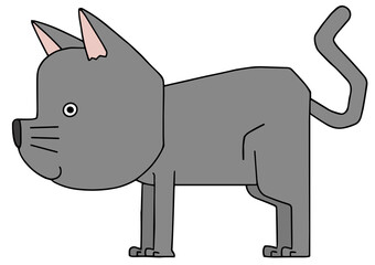 動物キャラクターイラスト - 動物・アニマル・哺乳類・猫・黒猫