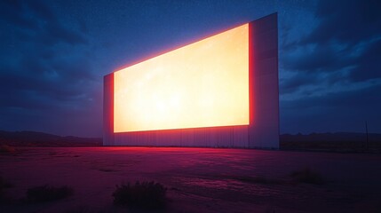 A Surreal Display of Light in an Isolated Desert Landscape
