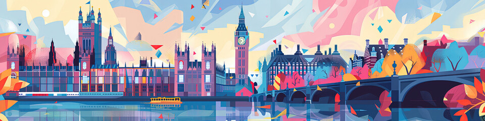 Iconic Big Ben & Parliament: A Geometric Perspective