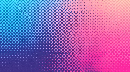 A vibrant gradient of blue to pink dots, creating a dynamic and modern abstract background.