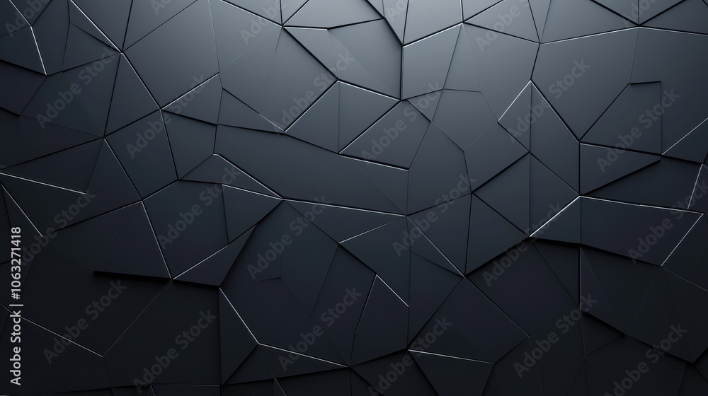 Aufkleber intricate black geometric patterns create a modern, abstract texture, highlighting depth and complex