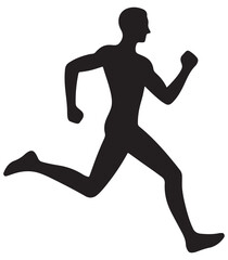  Person Jogging Silhouette