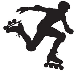 Person Skating Silhouette