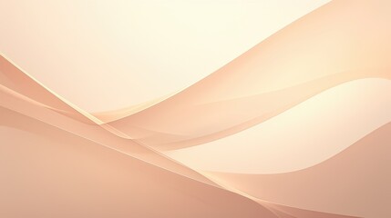 Fototapeta premium Soft, flowing abstract background in warm beige tones, creating a peaceful and serene mood.