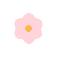 Simple floral illustration with soft colors