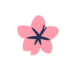 Simple floral illustration with soft colors