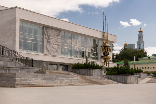 Yekaterinburg. The building of the Yekaterinburg Young Spectator Theater.Karl Liebknecht Street, 48, Yekaterinburg
