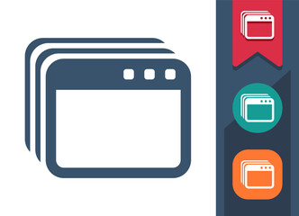 Webpage, Website, Web Page Icon