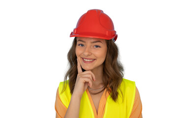 Professional woman leading the way in construction safety