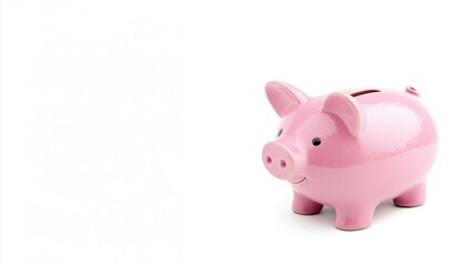 Obraz premium Piggy bank isolated on white background