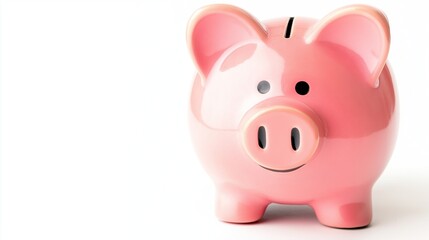 Obraz premium Piggy bank isolated on white background