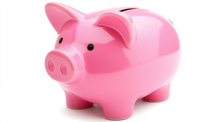 Fototapeta premium Piggy bank isolated on white background