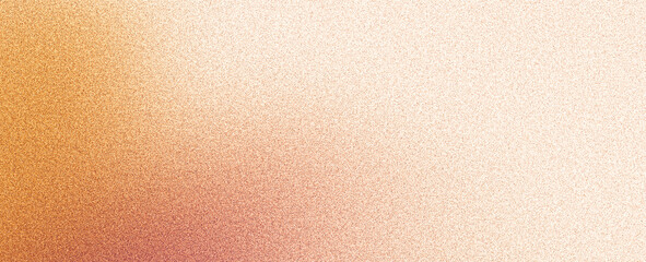 Orange beige brown grainy gradient background, abstract noise texture banner poster header cover wallpaper design