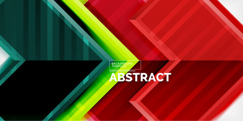 Arrow geometric abstract vector background. Vector Illustration For Wallpaper, Banner, Background, Card, Book Illustration, landing page