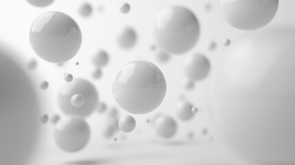 Airborne Dust Particles and Pollution Concept Image White Background