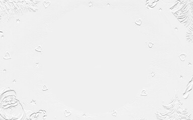 embossed image of Christmas