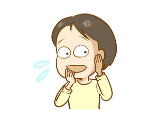 困惑している