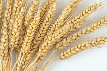 Ears of wheat close up