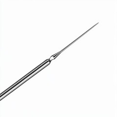 Fine Needle for Cross Stitching and Craft Projects White Background