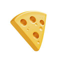 Fototapeta premium cheese isolated on white