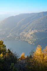 Scenic View of Cernobbio and Lake Como, Italy