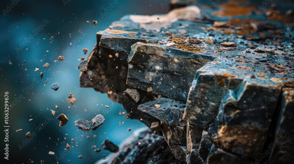 Poster rock formation with additional rocks in the background