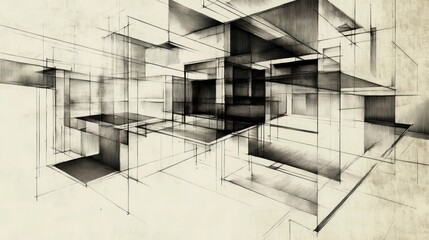 architecture technical drawing concept design