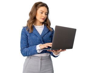 Successful businesswoman ready for work