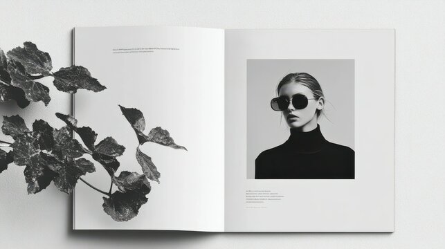 Minimalist Magazine Layout