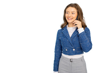 Empowered young entrepreneur having a productive phone call