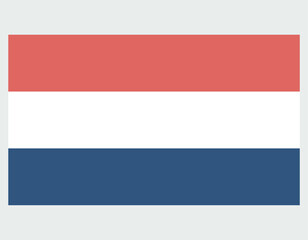 Netherland flag vector illustration