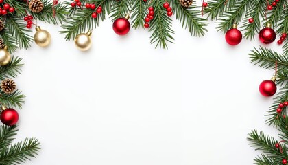 Create a Festive Christmas Decoration with Beautiful Greenery and Ornaments for a Joyous Holiday Atmosphere