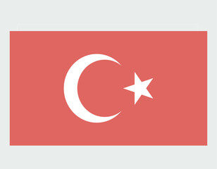 country flag in the wind isolated