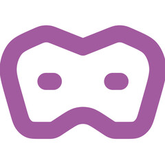 Mask icon logo design