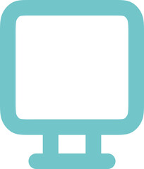 Fototapeta premium Monitor icon logo design