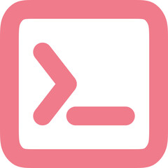 Rectangle Terminal icon logo design