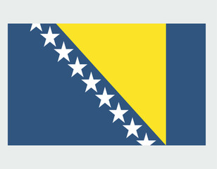flag of bosnia and herzegovina