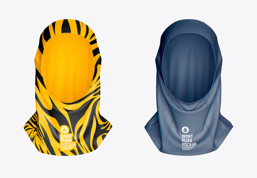 Sport Hijab Mockup