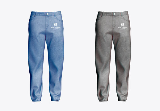 Men's Jeans Mockup