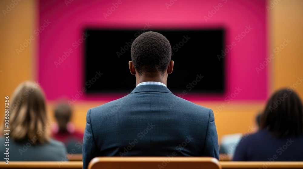 Aufkleber live streamed digital platform displaying a sermon with comments from virtual attendees in a deep de
