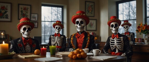 Skeletal Gathering: Day of the Dead Celebration 