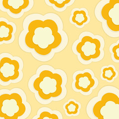 seamless background with flower