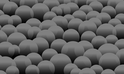 A pattern of gray spheres creating a textured, abstract background.