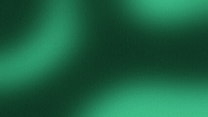 Green abstract christmas background.green and black gradient with rough grain texture