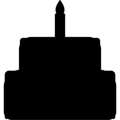 Happy irthday single vector icon