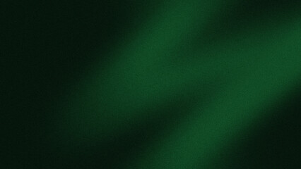 Green abstract christmas background.green and black gradient with rough grain texture