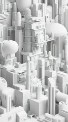 architecture technical drawing concept of user-interface design